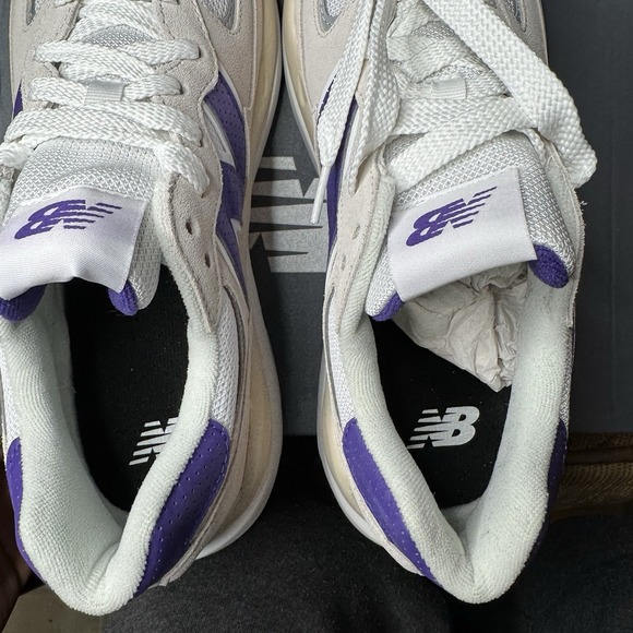 New Balance 57/40‎ Sea Salt Purple Orange Men's 8.5 D M5740SB1 - Picture 7 of 9